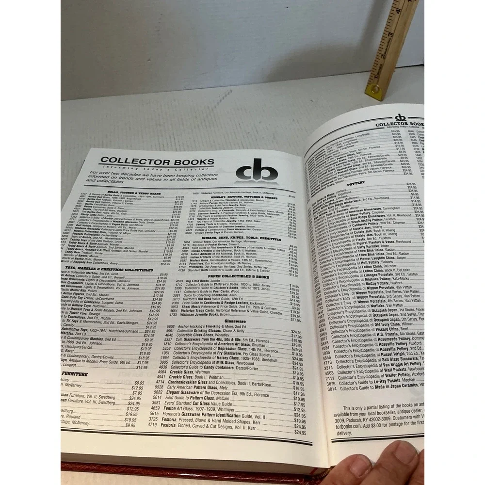Collector Books Vintage Huxfords Old Book Value Guide 12th Ed Hardcover 2000